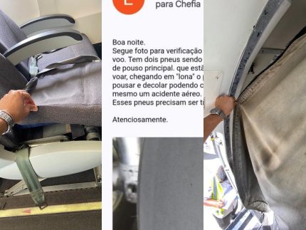 Portal LeoDias teve acesso a uma troca de e-mails de uma comissária alertando a diretoria da Voepass sobre a precariedade das aeronaves (Portal LeoDias)