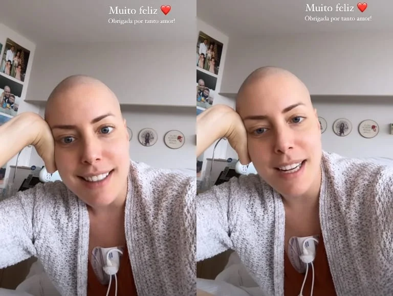 Fabiana Justus detalha 1ª noite após transplante de medula: “Eufórica”