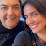 Fausto Silva e Luciana Cardoso, sua esposa