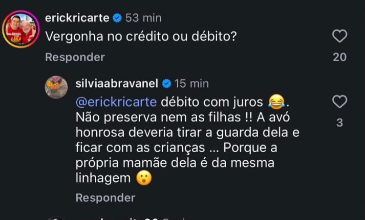 Silvia Abravanel criticou Virginia Fonseca após vídeo onde influenciadora aparece com notas de dólares na calcinha / Reprodução 