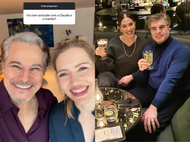 Edson Celulari fala de como é convivência com Claudia Raia: “Ótima relação”