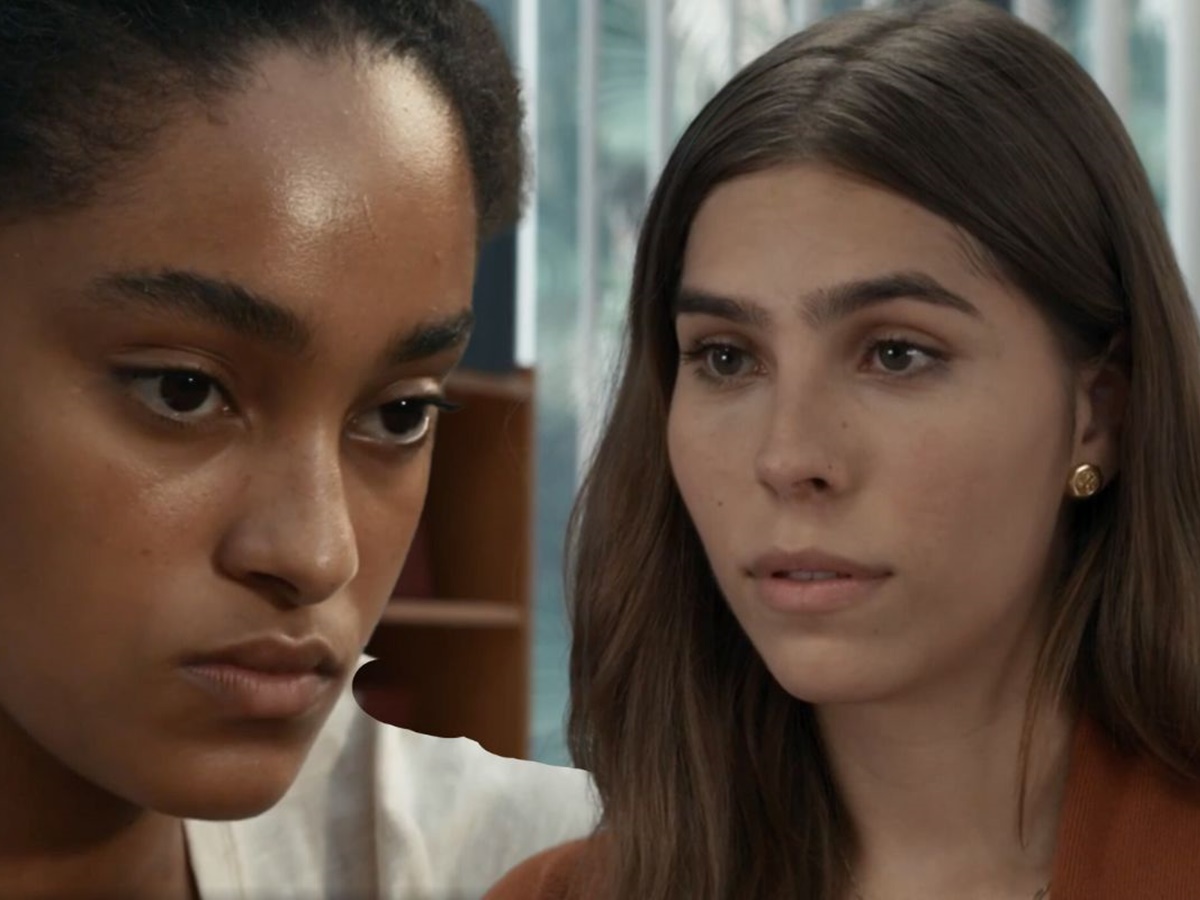 Buba (Gabriela Medeiros) e Teca (Livia Silva) em cena de Renascer (Reprodução: Globo)