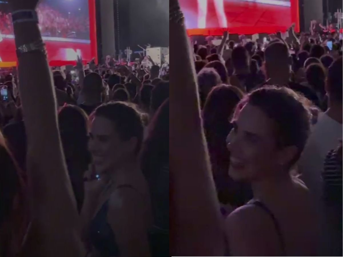 Wanessa durante show de Shakira