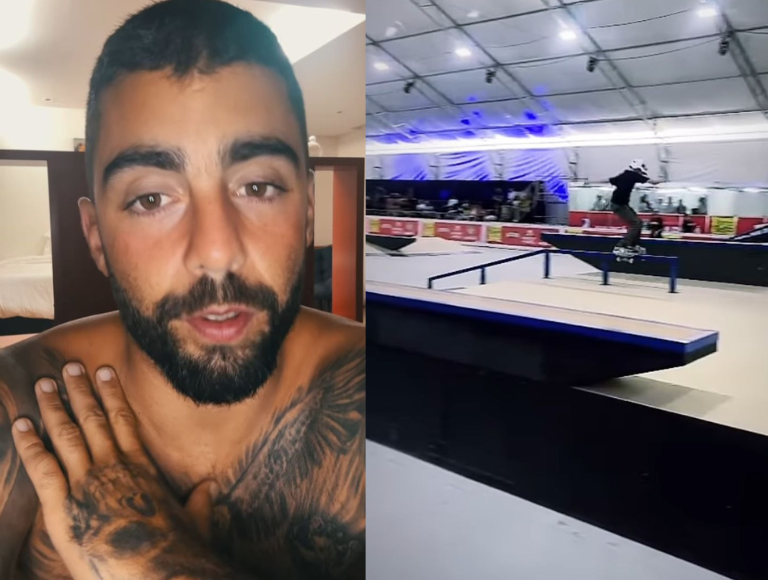 Pedro Scooby celebra volta do filho ao skate e mostra vídeo da competição 