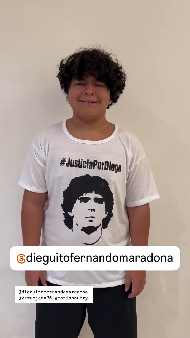 Reprodução: Instagram@dieguitofernandomaradona