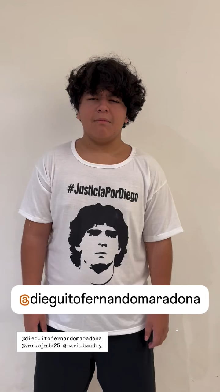 Reprodução: Instagram@dieguitofernandomaradona