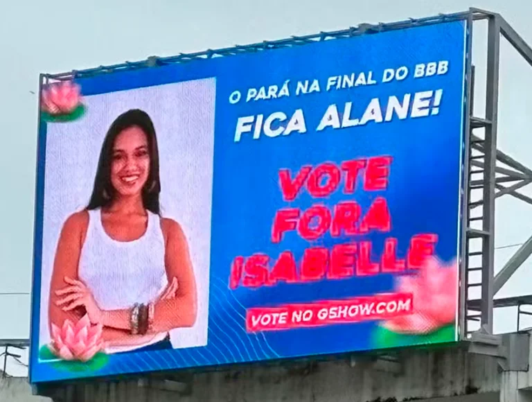 Final do Campeonato Paraense tem campanha por Alane na final do BBB: “Fora Isabelle”