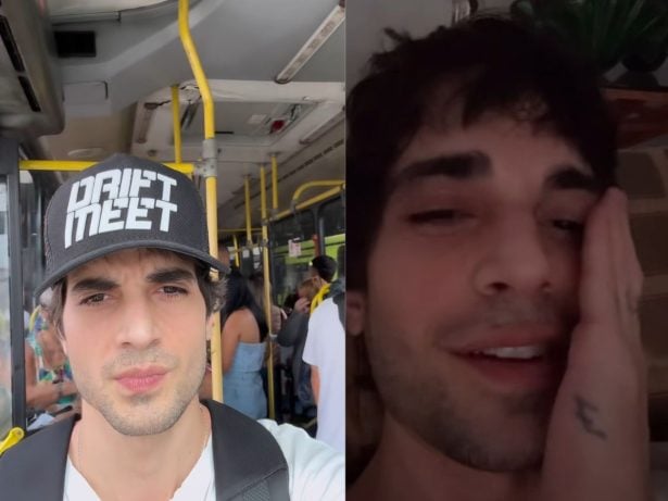 Fiuk posta vídeo em “busão lotado” e cena viraliza: “Assim não dá”