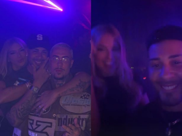 Virginia curte after de João Silva com Carlinhos Maia, mas segue promessa de não beber