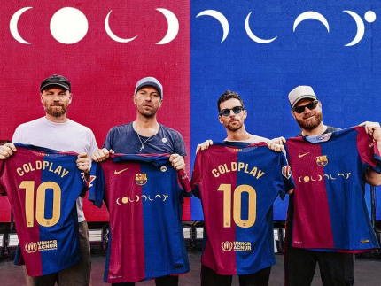 Barcelona vai homenagear Coldplay em próximo clássico contra o Real Madrid