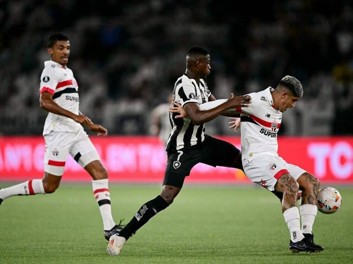 Botafogo e São Paulo não saíram do zero em primeira partidas das quartas de final da Libertadores (Victor Silva/Botafogo)