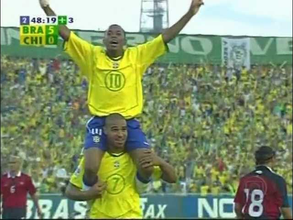 Brasil venceu o Chile por 5 a 0 em última partida da seleção no "antigo" Mané Garrincha (Reprodução)