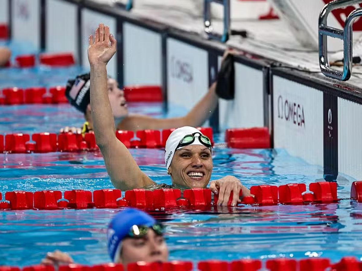 Carol Santiago se tornou a brasileira com mais medalhas de ouro na história: cinco (Ale Cabral/CPB)