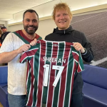 Atração do Rock in Rio, Ed Sheeran vai ao Maracanã para acompanhar Flu x Galo