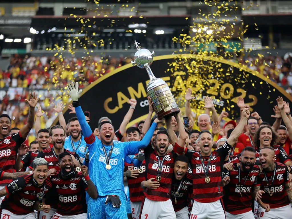 O Flamengo ganhou a Libertadores em 2022 e se garantiu no Mundial de Clubes 2025 (REUTERS/Luisa Gonzalez)