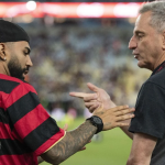 Algoz de Gabigol, presidente do Flamengo foge de pergunta sobre saída do jogador