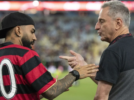 Algoz de Gabigol, presidente do Flamengo foge de pergunta sobre saída do jogador