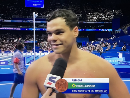 É bronze! Gabriel Bandeira conquista a segunda medalha do Brasil nas Paralímpiadas