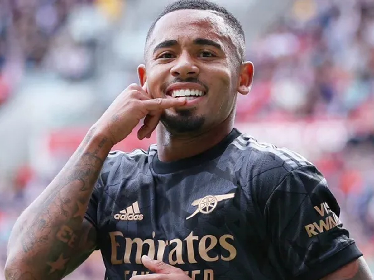 Gabriel Jesus no Arsenal (Reprodução)