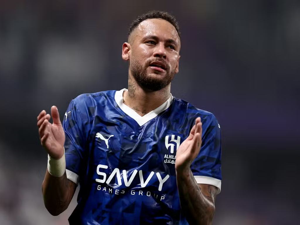 Neymar voltou aos campos em partida do Al-Hilal pela Liga dos Campeões da Ásia (Getty Images)