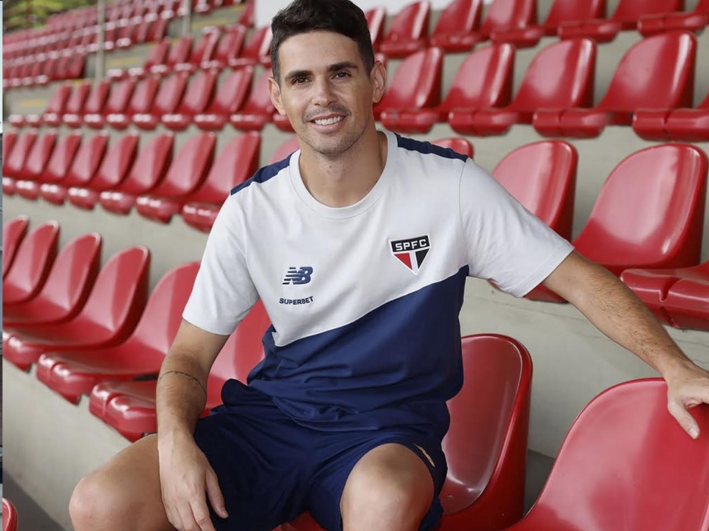 Oscar fechou contrato com o São Paulo até 2027 (Divulgação)