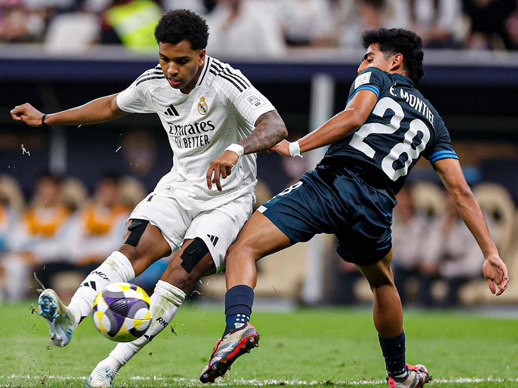 Rodrygo marcou um golaço na final do Intercontinental (Reprodução)