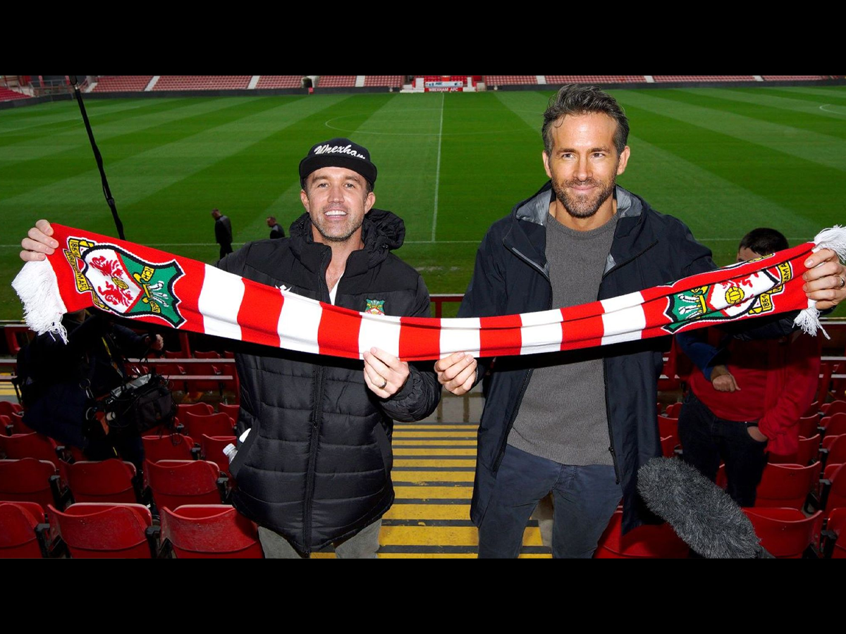 Ryan Reynolds é acionista majoritário do Wrexham junto a McElhenney (Reprodução)