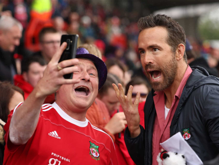 Ryan Reynolds é acionista majoritário do Wrexham junto a McElhenney (Reprodução)