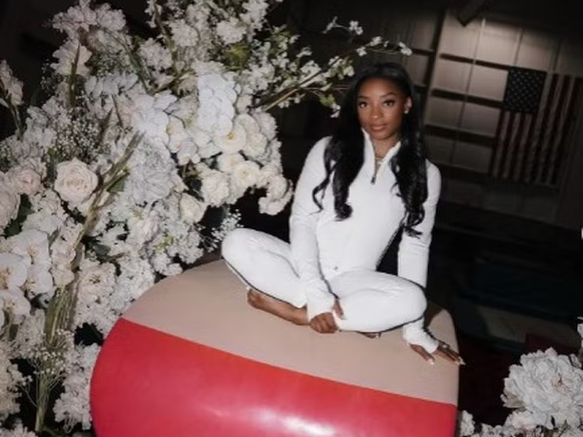 Simone Biles fez um funeral do "Biles II", o salto mais difícil da ginástica (Reprodução)