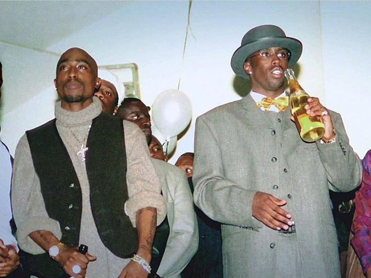 Tupac e Diddy (Reprodução)