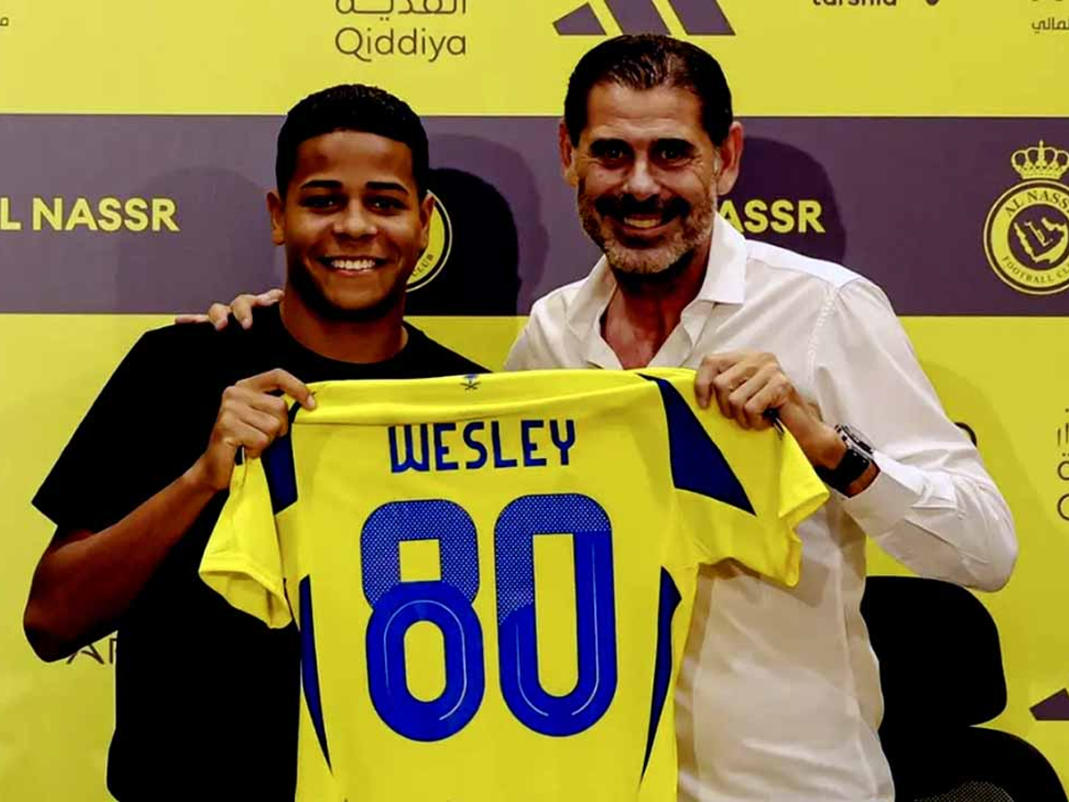 Wesley, de 19 anos, foi vendido pelo Corinthians ao Al-Nassr (Reprodução)