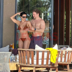 Cíntia Chagas é flagrada de biquíni ao lado do namorado em resort de luxo. Veja!