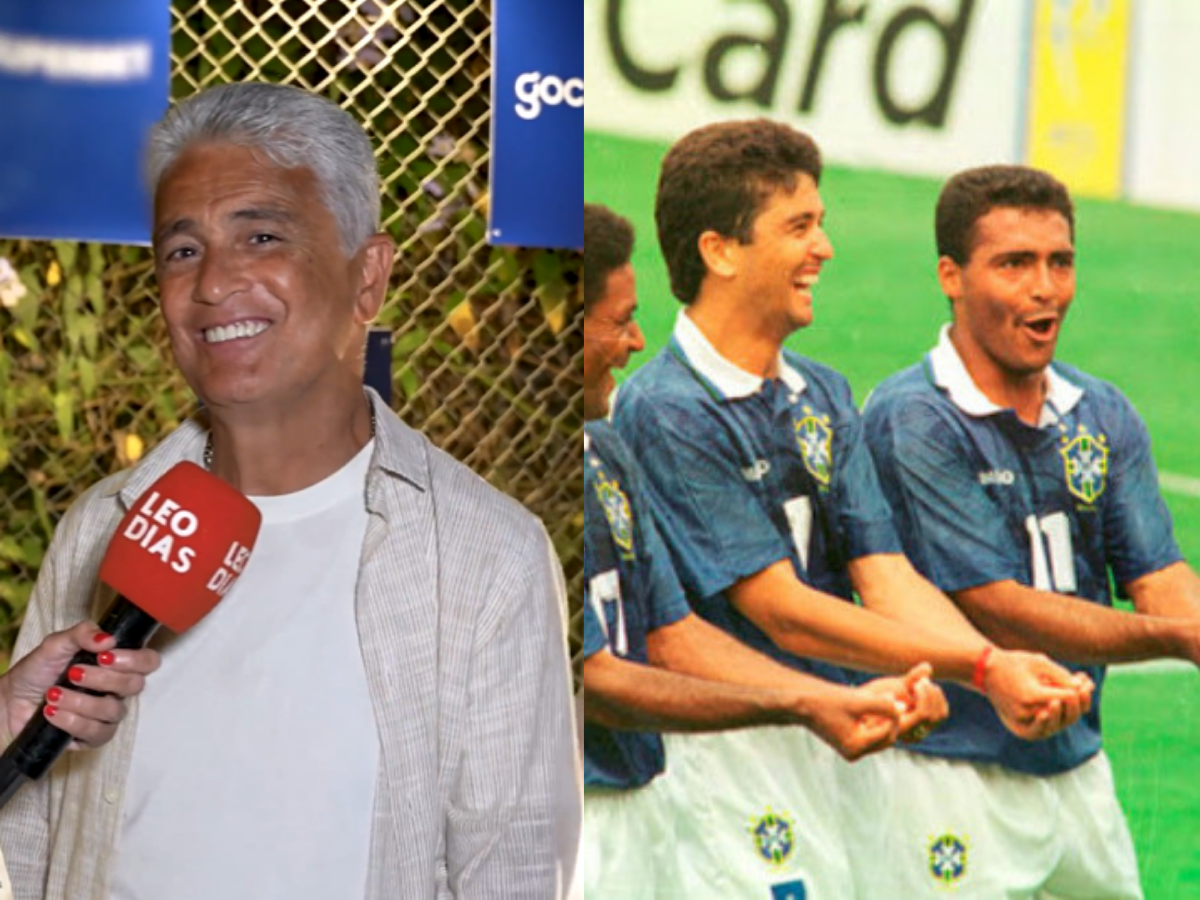 Bebeto conversou com a repórter Monique Arruda sobre a Copa de 1994 / Reprodução