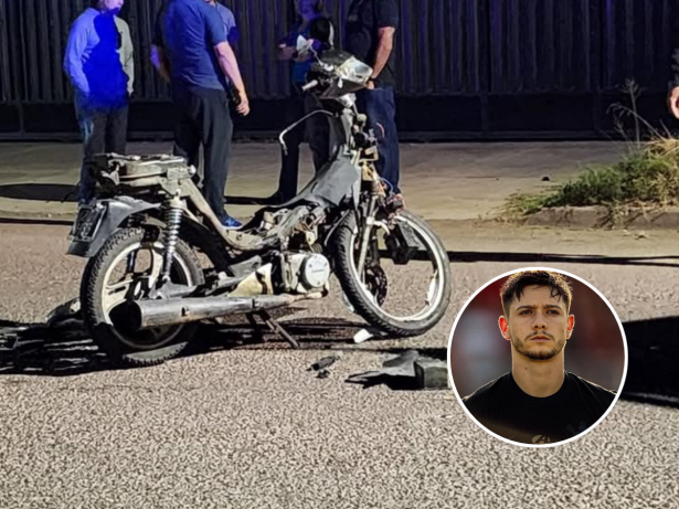 Rodrigo Garro envolvido em acidente fatal com motociclista: repercussão no futebol.