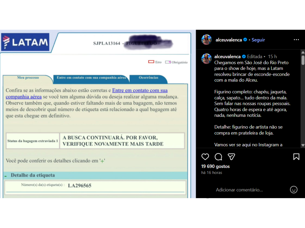 Reprodução Instagram @alceuvalenca
