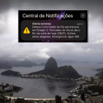 Seu celular apitou? População do Rio recebe “alerta extremo” da Defesa Civil. Entenda