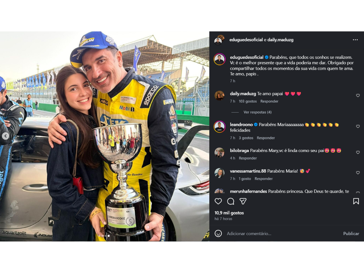 Reprodução Instagram Edu Guedes