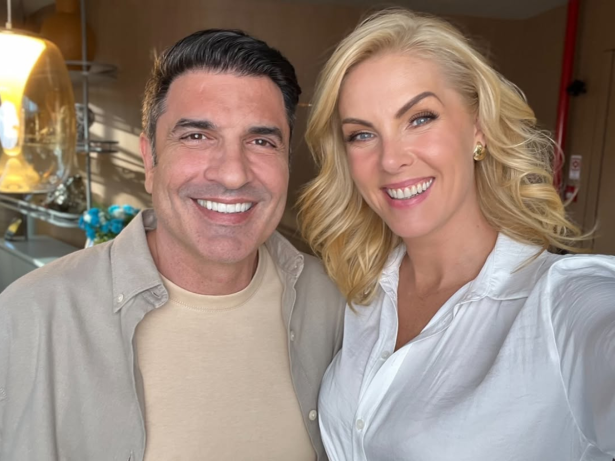 Ana Hickmann se declara para Edu Guedes em meio a tratamento contra câncer