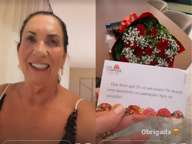 Após acidente, mãe de Virginia ganha buquê de flores sem assinatura: “Tava precisando”