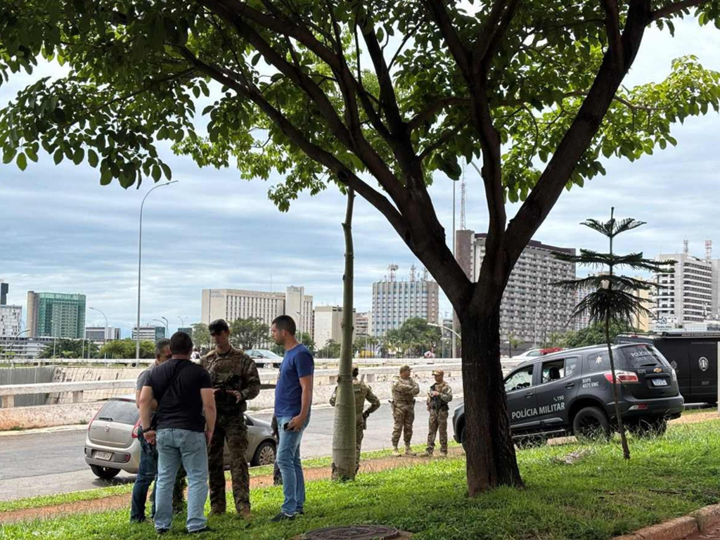 Homem ameaçou explodir bomba em sedes da PMDF e PF (Letícia Guedes/CB Press)