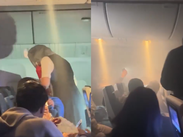 Carregador portátil pega fogo em pleno voo e assusta passageiros