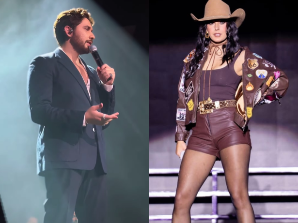 Ana Castela curte show do ex-namorado Gustavo Mioto em São Paulo