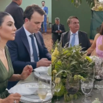 Durante festa com presença de Bolsonaro e Michelle, Cíntia afirma que foi expulsa por Bove