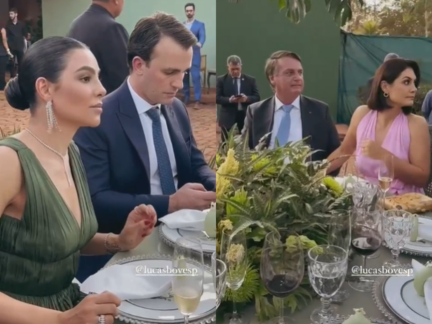 Durante festa com presença de Bolsonaro e Michelle, Cíntia afirma que foi expulsa por Bove