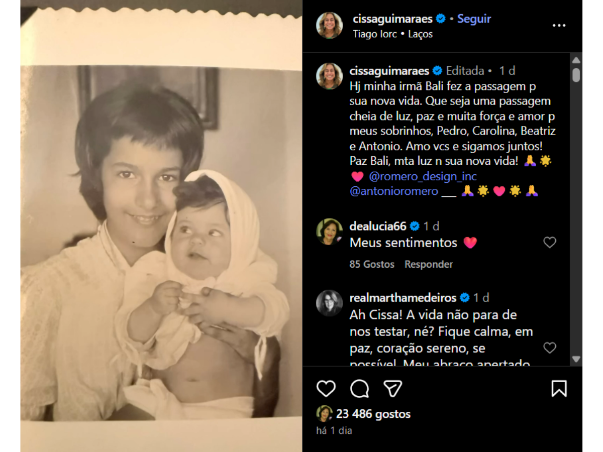 Reprodução Instagram @cissaguimaraes/ montagem 
