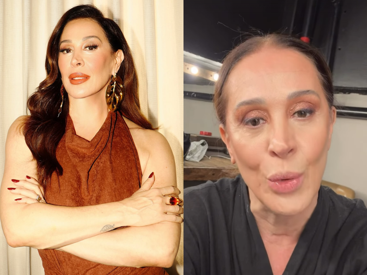 Reprodução Instagram Claudia Raia/ montagem Reprodução Instagram Claudia Raia/ montagem