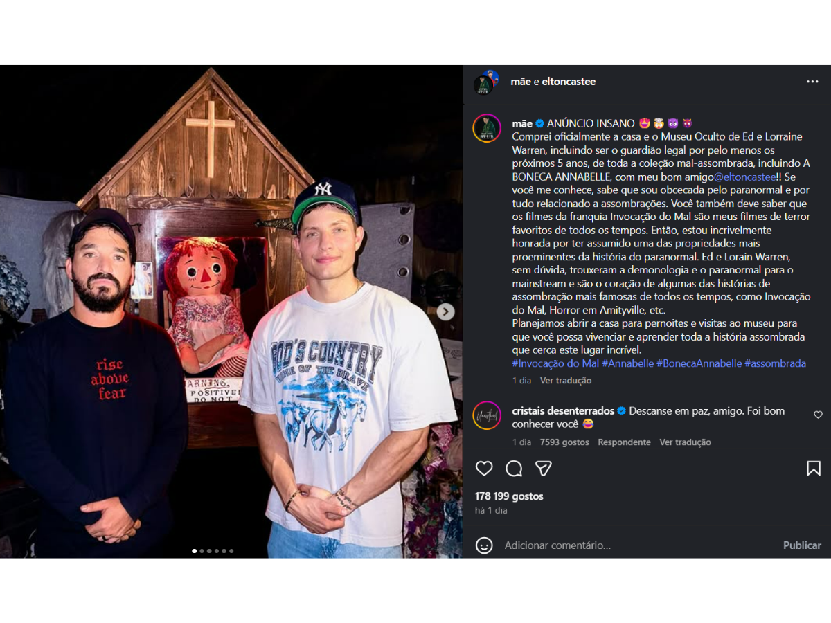 Reprodução Instagram @mãe
