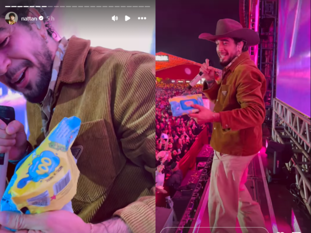 De calcinha a lencinho: Nattan ganha presente inusitado após anunciar que será pai