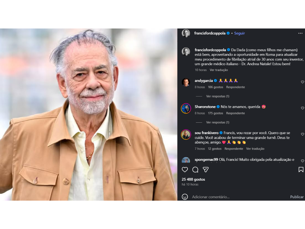 Reprodução Instagram @francisfordcoppola