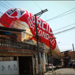 Dirigível contratado pelo time do São Paulo cai em Osasco e deixa um ferido